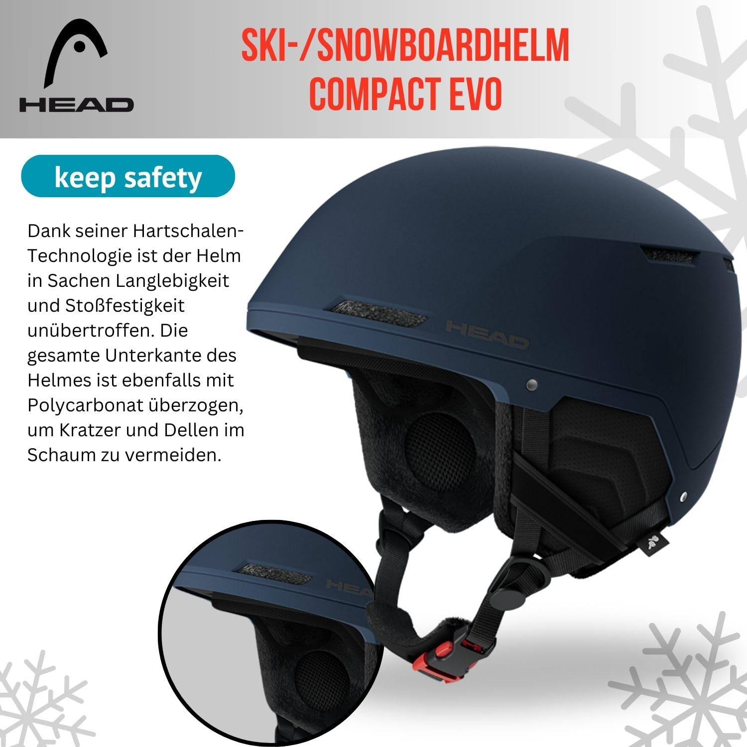 Amazon | COMPACT EVO nightblue XL/XXL (60-63cm) | ヘッド(HEAD